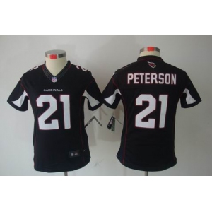 nike women nfl jerseys arizona cardinals #21 peterson black[nike limited]