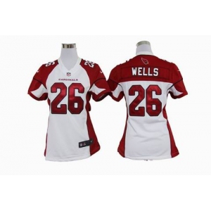 nike women nfl jerseys arizona cardinals #26 wells white[nike]