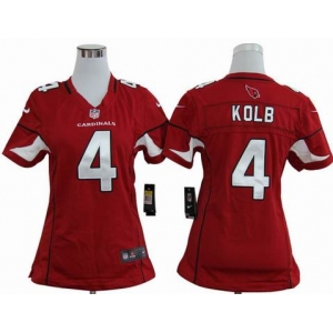 nike women nfl jerseys arizona cardinals #4 kolb red[nike]