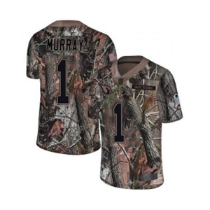 Youth Arizona Cardinals #1 Kyler Murray Limited Camo Rush Realtree Football Jersey