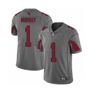 Youth Arizona Cardinals #1 Kyler Murray Limited Silver Inverted Legend Football Jersey