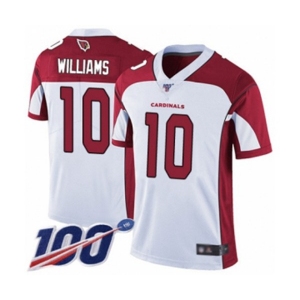 Youth Arizona Cardinals #10 Chad Williams White Vapor Untouchable Limited Player 100th Season Football Jersey