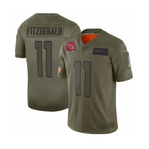 Youth Arizona Cardinals #11 Larry Fitzgerald Limited Camo 2019 Salute to Service Football Jersey