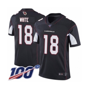 Youth Arizona Cardinals #18 Kevin White Black Alternate Vapor Untouchable Limited Player 100th Season Football Jersey