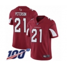 Youth Arizona Cardinals #21 Patrick Peterson Red Team Color Vapor Untouchable Limited Player 100th Season Football Jersey