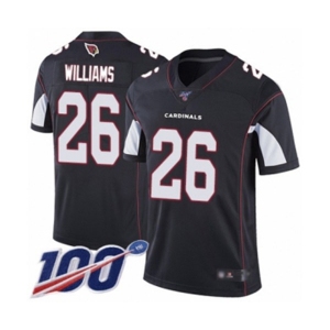 Youth Arizona Cardinals #26 Brandon Williams Black Alternate Vapor Untouchable Limited Player 100th Season Football Jersey