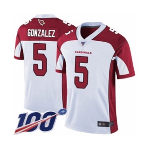 Youth Arizona Cardinals #5 Zane Gonzalez White Vapor Untouchable Limited Player 100th Season Football Jersey