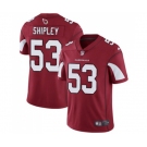 Youth Arizona Cardinals #53 A.Q. Shipley Red Team Color Vapor Untouchable Limited Player Football Jersey