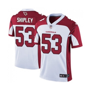 Youth Arizona Cardinals #53 A.Q. Shipley White Vapor Untouchable Limited Player Football Jersey