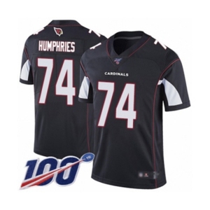 Youth Arizona Cardinals #74 D.J. Humphries Black Alternate Vapor Untouchable Limited Player 100th Season Football Jersey
