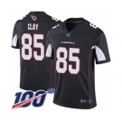 Youth Arizona Cardinals #85 Charles Clay Black Alternate Vapor Untouchable Limited Player 100th Season Football Jersey