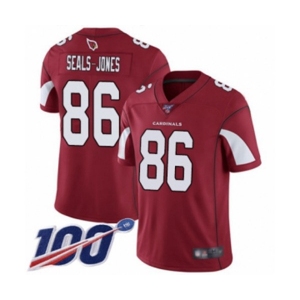 Youth Arizona Cardinals #86 Ricky Seals-Jones Red Team Color Vapor Untouchable Limited Player 100th Season Football Jersey