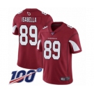 Youth Arizona Cardinals #89 Andy Isabella Red Team Color Vapor Untouchable Limited Player 100th Season Football Jersey