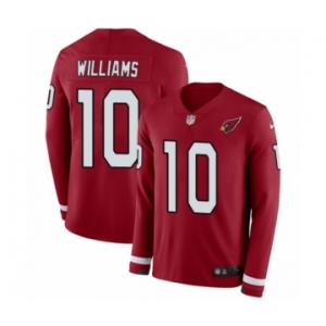 Youth Nike Arizona Cardinals #10 Chad Williams Limited Red Therma Long Sleeve NFL Jersey