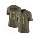 Youth Nike Arizona Cardinals #11 Larry Fitzgerald Limited Olive Camo 2017 Salute to Service NFL Jersey