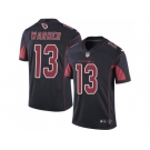 Youth Nike Arizona Cardinals #13 Kurt Warner Black Stitched NFL Limited Rush Jersey