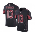 Youth Nike Arizona Cardinals #13 Kurt Warner Limited Black Rush Vapor Untouchable NFL Jersey