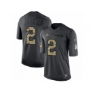 Youth Nike Arizona Cardinals #2 Andy Lee Limited Black 2016 Salute to Service NFL Jersey