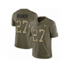 Youth Nike Arizona Cardinals #27 Tyvon Branch Limited Olive Camo 2017 Salute to Service NFL Jersey