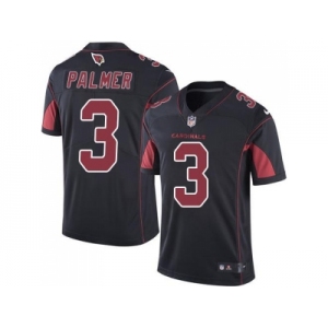 Youth Nike Arizona Cardinals #3 Carson Palmer Black Stitched NFL Limited Rush Jersey
