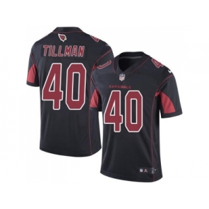 Youth Nike Arizona Cardinals #40 Pat Tillman Black Stitched NFL Limited Rush Jersey