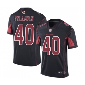 Youth Nike Arizona Cardinals #40 Pat Tillman Limited Black Rush Vapor Untouchable NFL Jersey