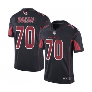 Youth Nike Arizona Cardinals #70 Evan Boehm Limited Black Rush Vapor Untouchable NFL Jersey