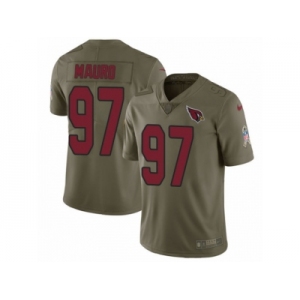 Youth Nike Arizona Cardinals #97 Josh Mauro Limited Olive 2017 Salute to Service NFL Jersey