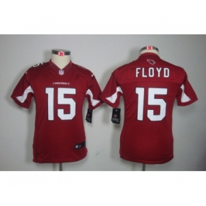 nike youth nfl jerseys arizona cardinals #15 floyd red[nike]