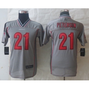 nike youth nfl jerseys arizona cardinals #21 patrick peterson grey[nike vapor