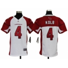 nike youth nfl jerseys arizona cardinals #4 kolb white[nike]