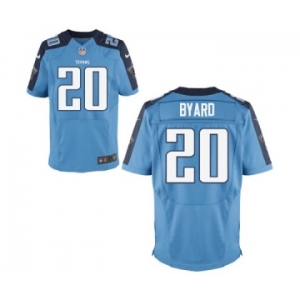 Men's Nike Tennessee Titans #20 Kevin Byard Elite Light Blue Team Color NFL Jersey