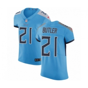 Men's Nike Tennessee Titans #21 Malcolm Butler Light Blue Alternate Vapor Untouchable Elite Player NFL Jersey