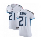 Men's Nike Tennessee Titans #21 Malcolm Butler White Vapor Untouchable Elite Player NFL Jersey