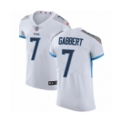 Men's Nike Tennessee Titans #7 Blaine Gabbert White Vapor Untouchable Elite Player NFL Jersey
