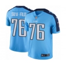 Men's Nike Tennessee Titans #76 Xavier Su'a-Filo Elite Light Blue Rush Vapor Untouchable NFL Jersey