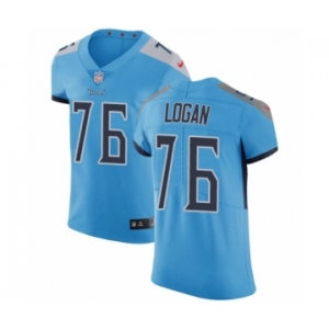 Men's Nike Tennessee Titans #76 Xavier Su'a-Filo Light Blue Alternate Vapor Untouchable Elite Player NFL Jersey