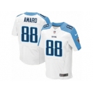 Men's Nike Tennessee Titans #88 Jace Amaro Elite White NFL Jersey