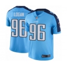 Men's Nike Tennessee Titans #96 Bennie Logan Elite Light Blue Rush Vapor Untouchable NFL Jersey