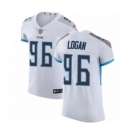 Men's Nike Tennessee Titans #96 Bennie Logan White Vapor Untouchable Elite Player NFL Jersey