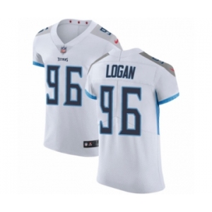 Men's Nike Tennessee Titans #96 Bennie Logan White Vapor Untouchable Elite Player NFL Jersey