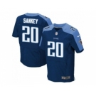 Nike Tennessee Titans #20 Bishop Sankey Navy Blue Jerseys(Elite)