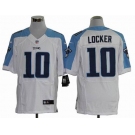 nike nfl jerseys tennessee titans #10 jake locker white[Elite]