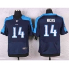 nike nfl jerseys tennessee titans #14 nicks blue[Elite]