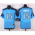 nike nfl jerseys tennessee titans #15 hunter lt.blue[Elite]