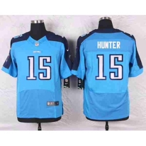 nike nfl jerseys tennessee titans #15 hunter lt.blue[Elite]