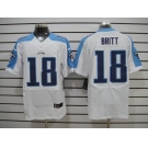 nike nfl jerseys tennessee titans #18 kenny britt white[Elite]