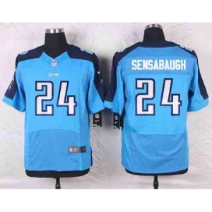 nike nfl jerseys tennessee titans #24 sensabaugh lt.blue[Elite]