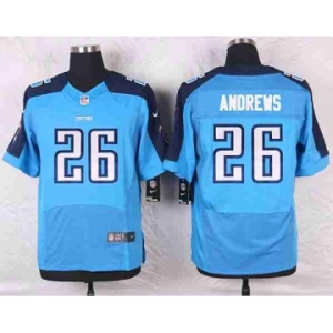 nike nfl jerseys tennessee titans #26 andrews lt.blue[Elite]