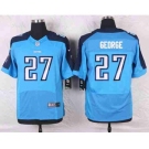 nike nfl jerseys tennessee titans #27 george lt.blue[Elite]